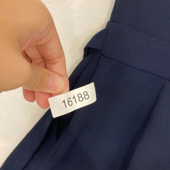 Parker Navy Flutter Sleeve V Neck Belted Rompers size 2 - Picture 9 of 9